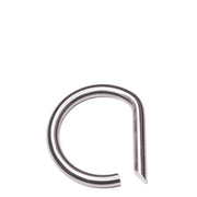 HDD Pro huisletter A rond RVS geborsteld