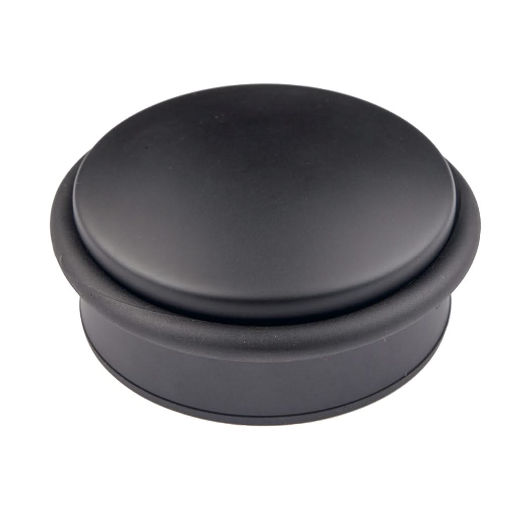 HDD Pro vloerdeurstop 1,25kg mat zwart vooraanzicht