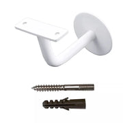 HDD Pro leuninghouder plat wit structuur – vooraanzicht