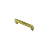 HDD Pro meubelgreep Cubica messing gepolijst – vooraanzicht