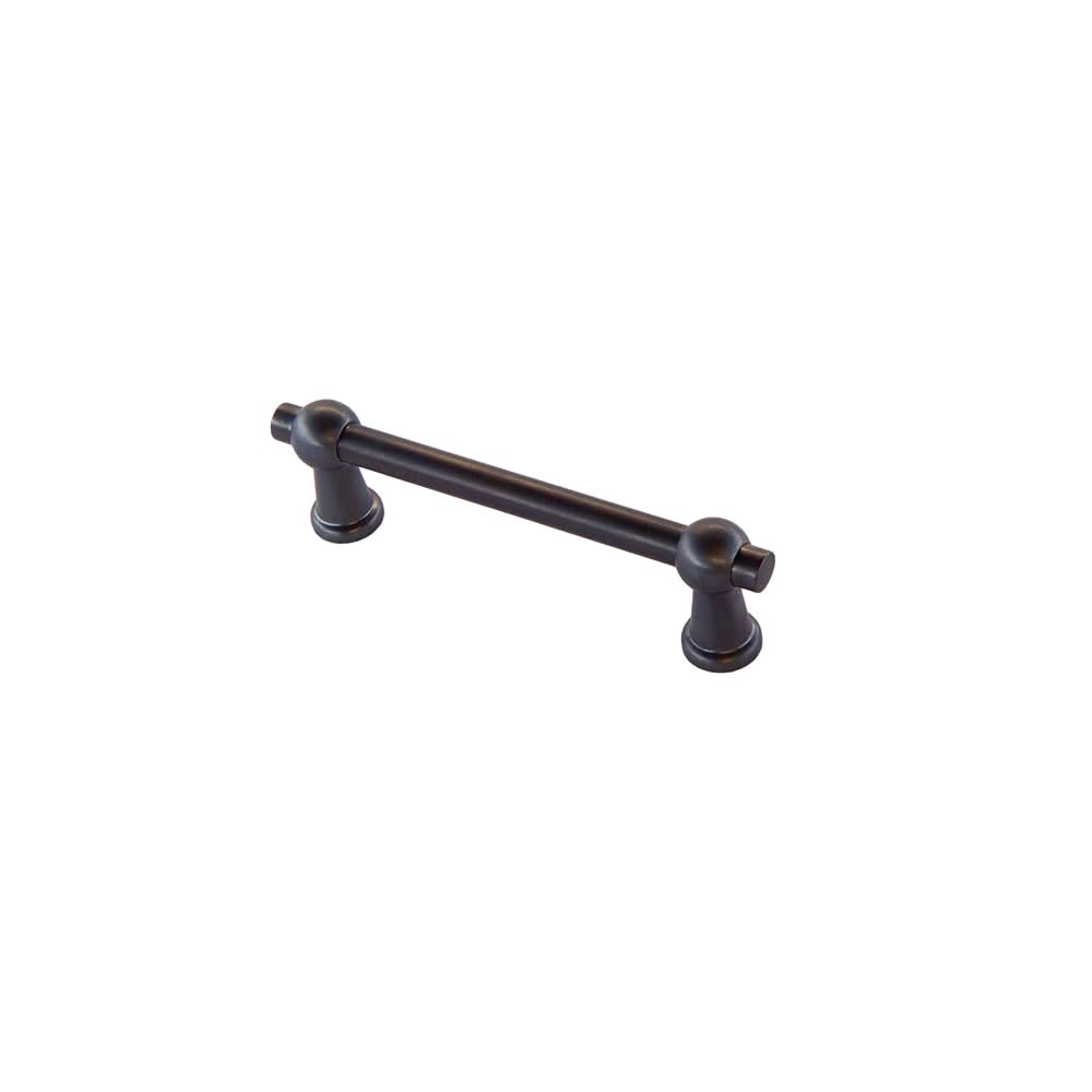 HHD Pro meubelgreep Petra 96 mm gunmetal — vooraanzicht