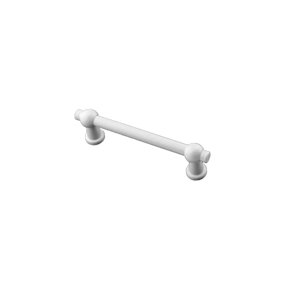 HDD Pro Petra meubelgreep 96 mm Wit – vooraanzicht