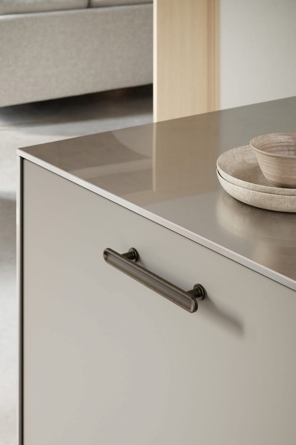 Furnipart Chateau greep antiek bruin - in gemonteerde sfeeropstelling