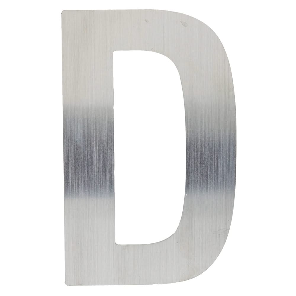 HDD Pro Huisletter Plat D Inox Plus – vooraanzicht