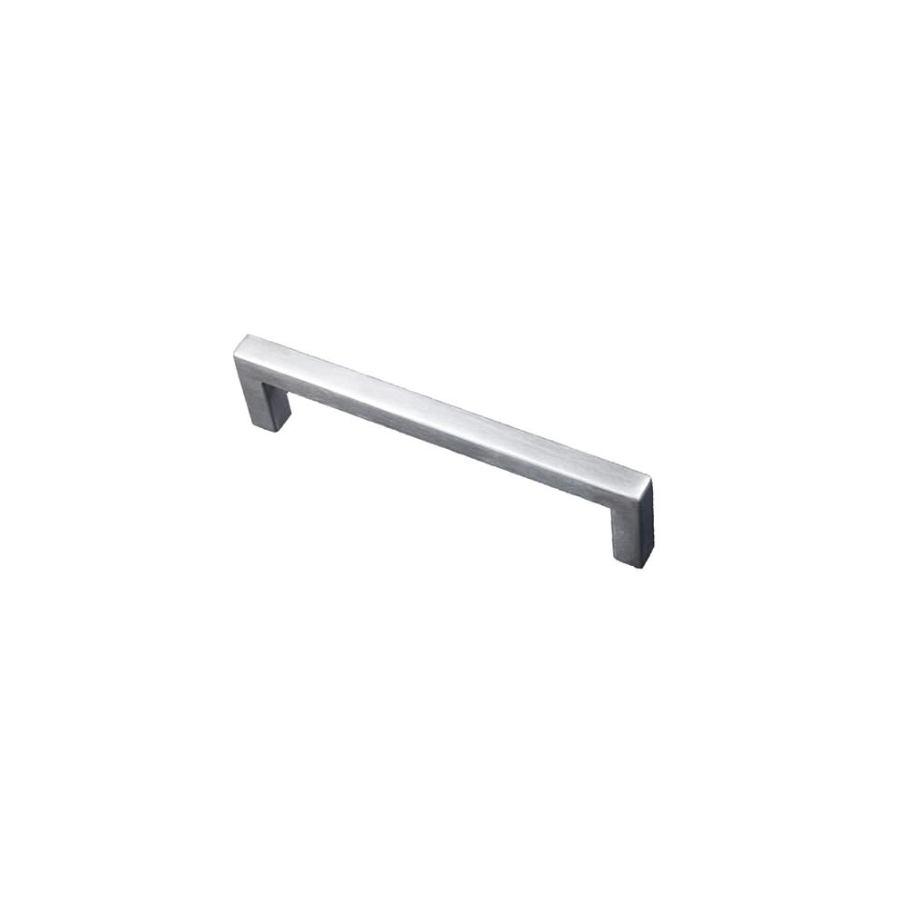 HDD Pro meubelgreep Cubica 128 mm Inox Plus vooraanzicht