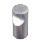 HDD Pro meubelknop D-model 12 mm inox, vooraanzicht