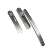 HDD Pro hefboomsysteem Oval C Shape inox look met inkapschelp vooraanzicht