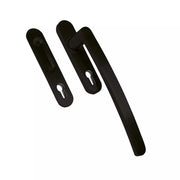 HDD Pro raamkruk Oval C Shape Zwart vooraanzicht