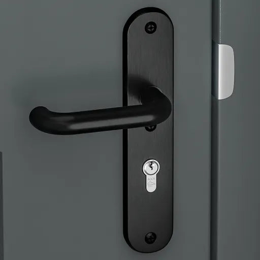 AXA Veiligheidsbeslag Oval Plus kruk Wing+U zwart - detail