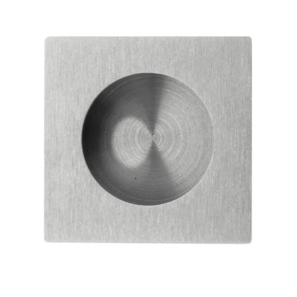 HDD Pro schuifdeurkom rond carré inox plus vooraanzicht