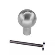 HDD Pro voordeurknop Top B 40 massief inox plus, vooraanzicht