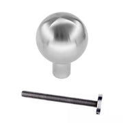 HDD Pro voordeurknop Top B 50 massief inox plus, vooraanzicht