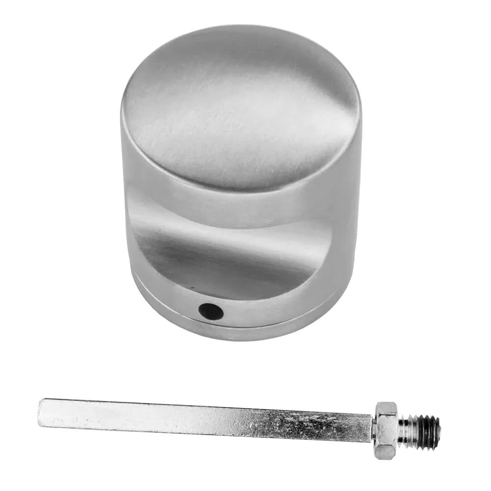 HDD Pro voordeurknop Top H 50 massief inox plus, vooraanzicht
