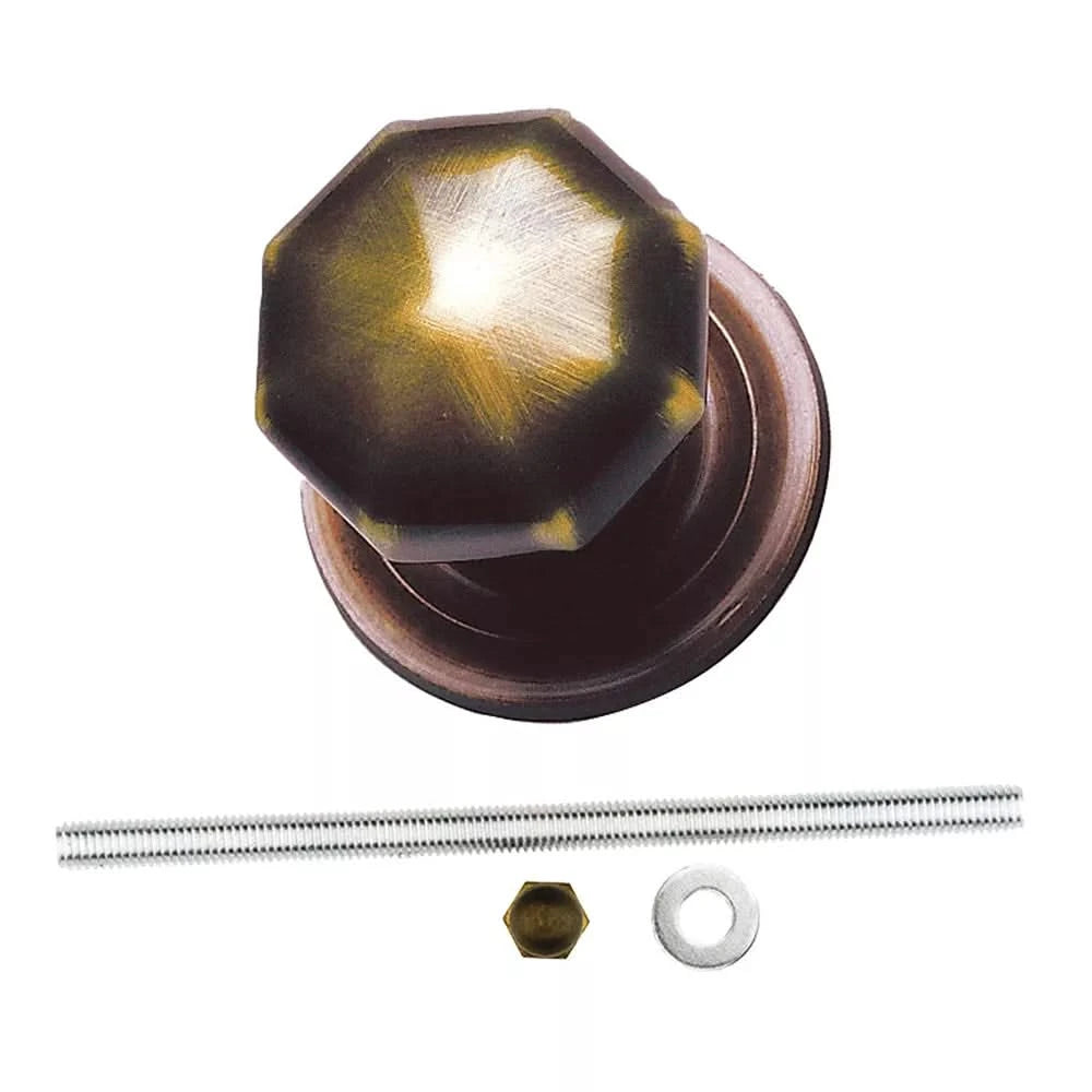 HDD Pro voordeurknop Top 804 brons 64mm - vooraanzicht