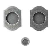 HDD Pro schuifdeurkom Retro Carré old silver – vooraanzicht