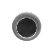 HDD Pro schuifdeurkom vingertop inox look – vooraanzicht
