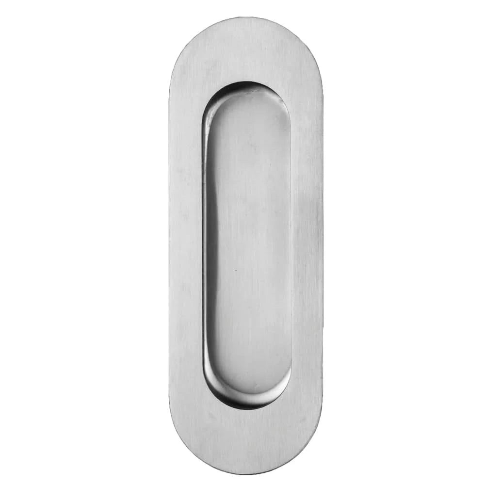 HDD Pro schuifdeurkom ovaal blind inox plus vooraanzicht