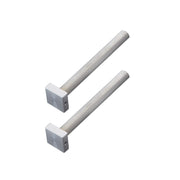 HDD Pro bevestigingsset M10 trekker buitendeur inox plus, vooraanzicht