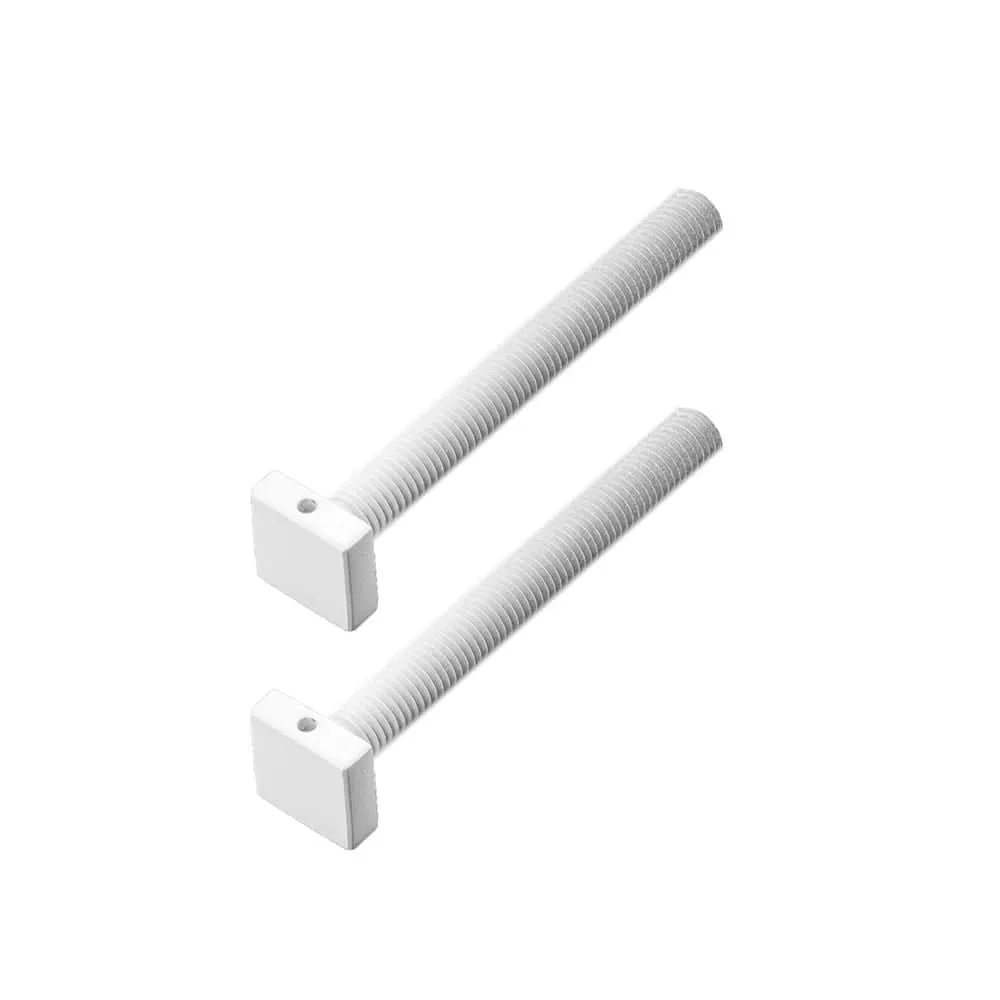 HDD Pro bevestigingsset M10 trekker buitendeur wit structuur, vooraanzicht