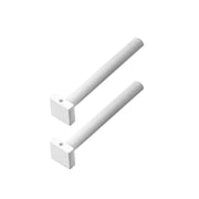 HDD Pro bevestigingsset M10 trekker buitendeur wit structuur, vooraanzicht