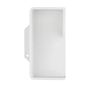 HDD Pro schuifdeurkom carré afgerond wit structuur vooraanzicht