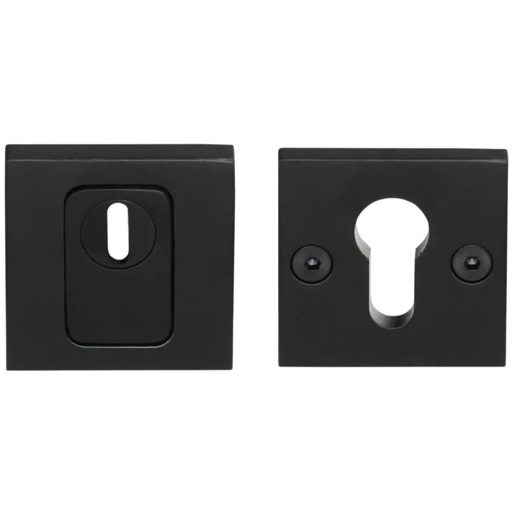 Formani | Complete Voordeurset | knop/kruk | Mat Zwart BSQ2 | SKG3 - Deurbeslag-expert