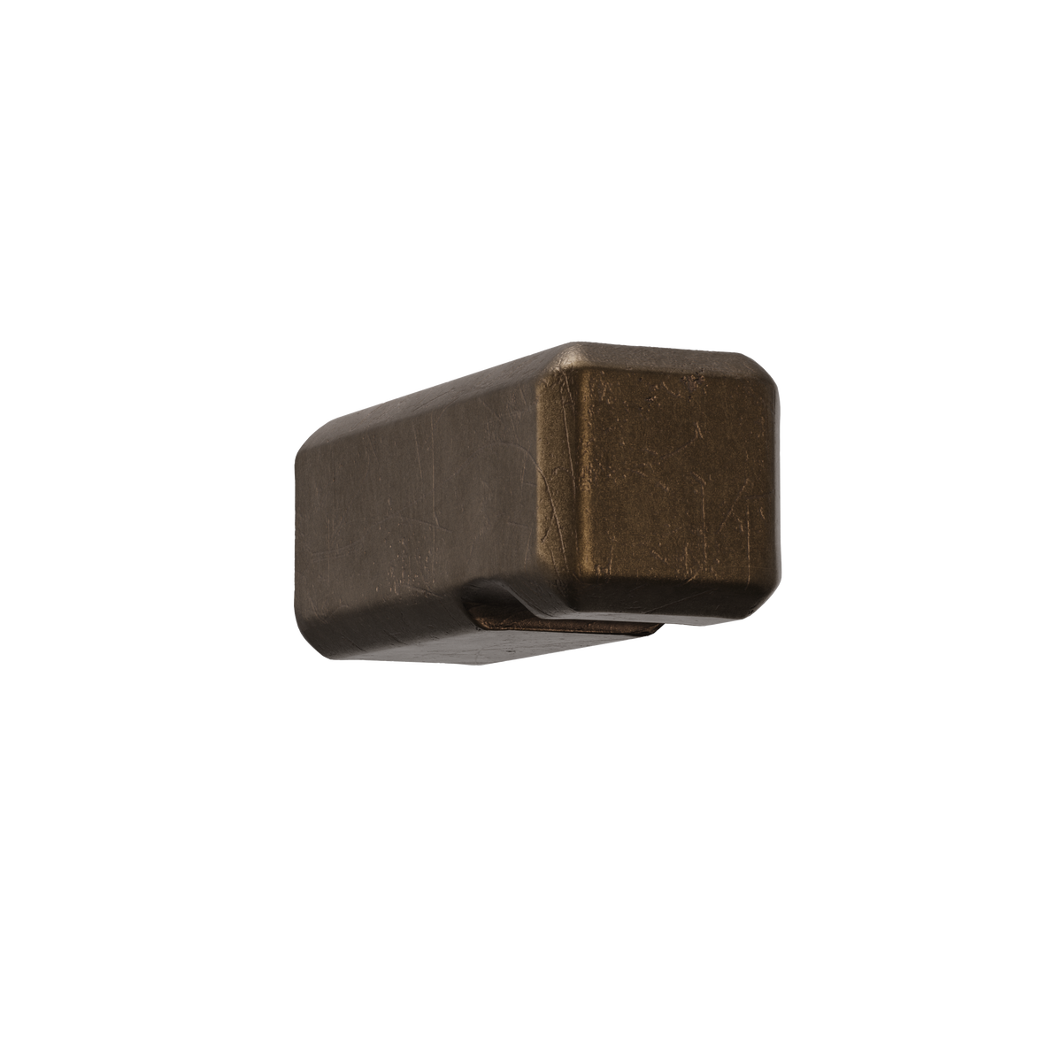 Crafino Rock meubelknop 10 mm craft brons vooraanzicht