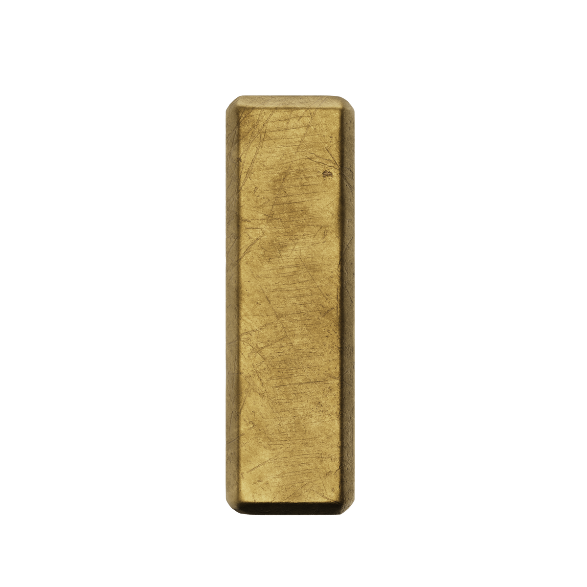 Crafino Rock meubelknop T craft goud detail
