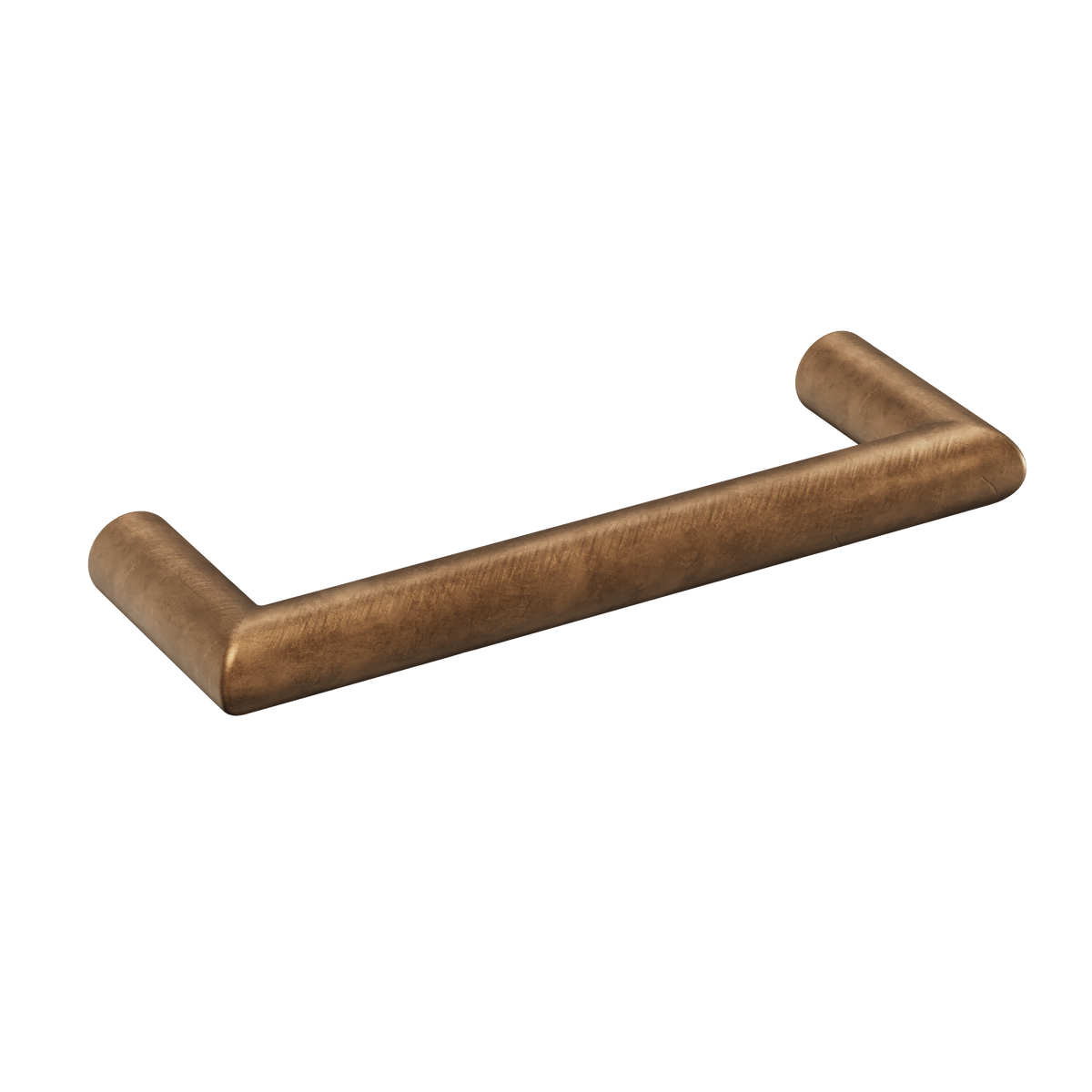 Crafino Moon meubelgreep 96 mm craft cognac vooraanzicht