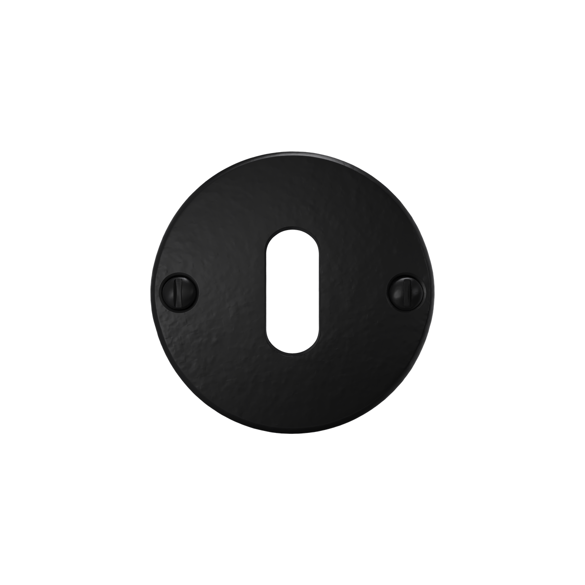 Crafino sleutelrozet rond 50 mm Craft zwart, vooraanzicht