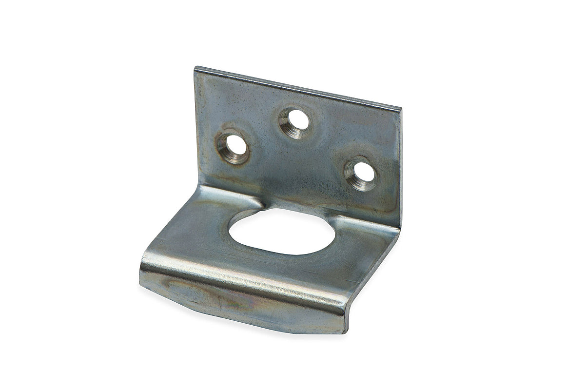 Dulimex opbouwsluitkom voor de onderschoot van DX PO paniekbeslag in gegalvaniseerd aluminium, vooraanzicht