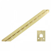 Starx pianoscharnier met ophangoog vermessingd 32 x 1000 mm vooraanzicht