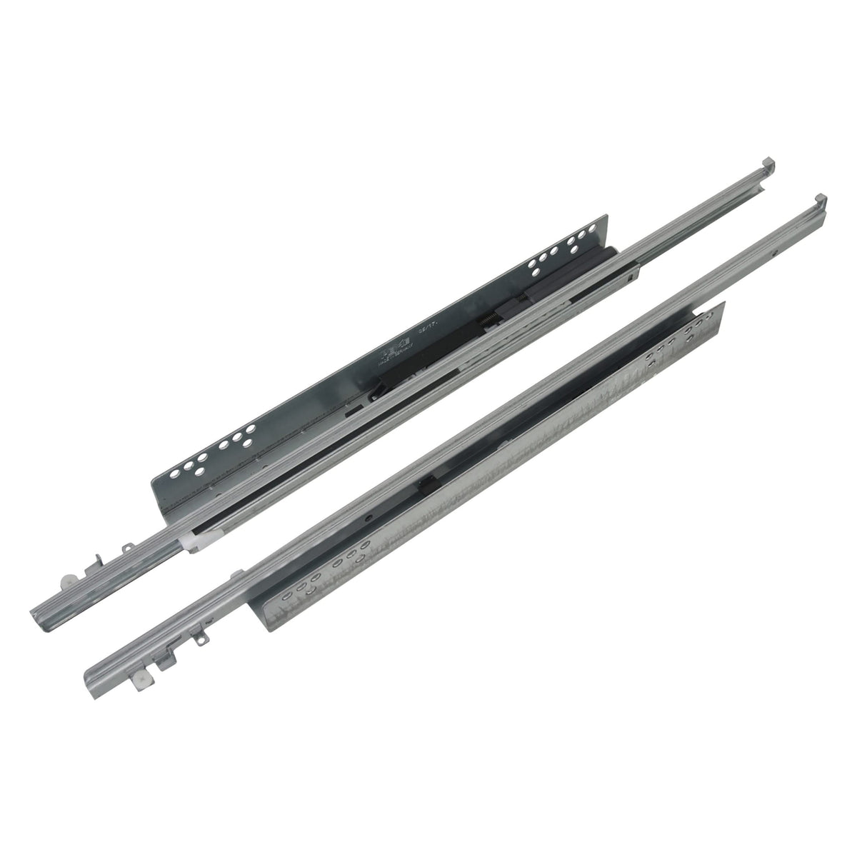 Starx soft-close ladegeleiders 50 cm vooraanzicht – set van 2
