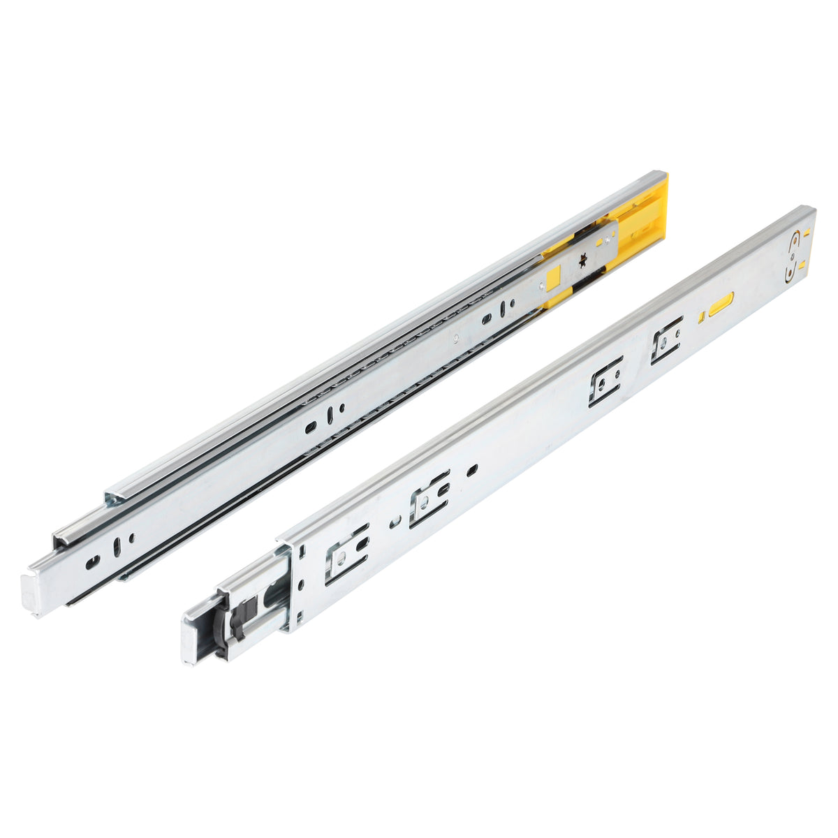 Starx ladegeleiders push-to-open en soft-close 60 cm, verzinkt staal – set van 2 stuks