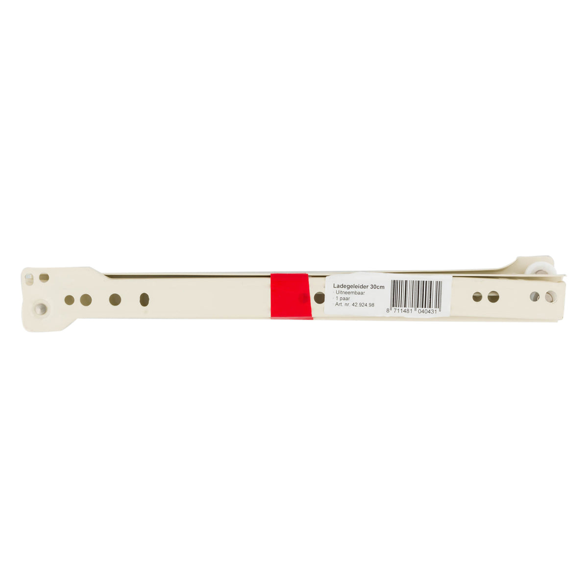 Starx uitneembare witte ladegeleiders 30 cm detail – set van 2