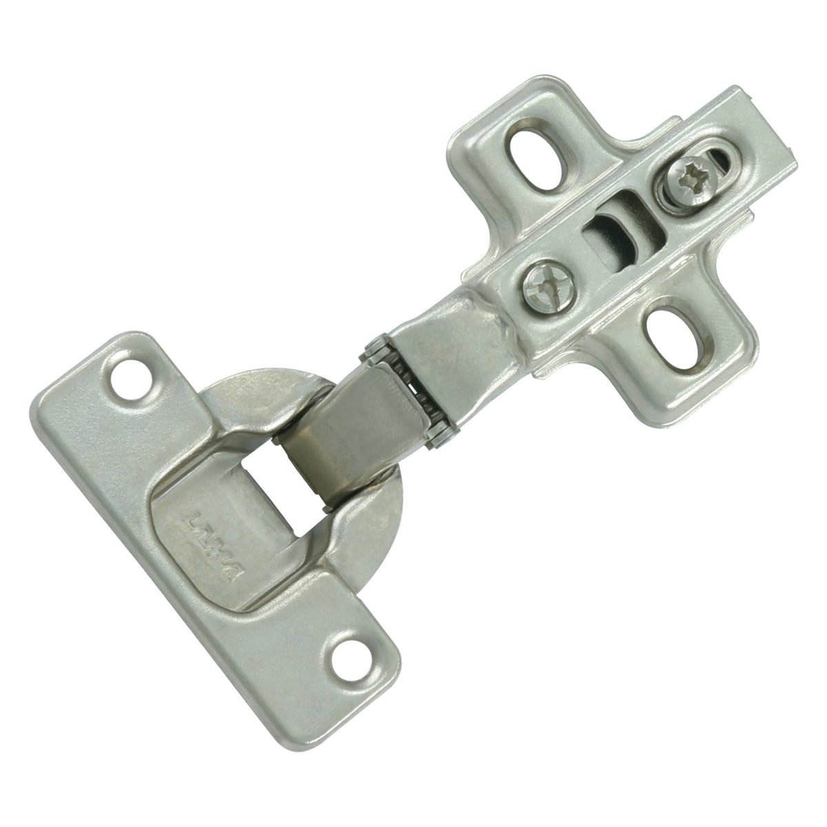 Starx clip-on potscharnier half opdek 110° softclose – vooraanzicht
