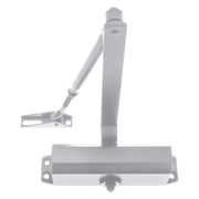 Starx deurdranger 43.405.10 zilver aluminium vooraanzicht