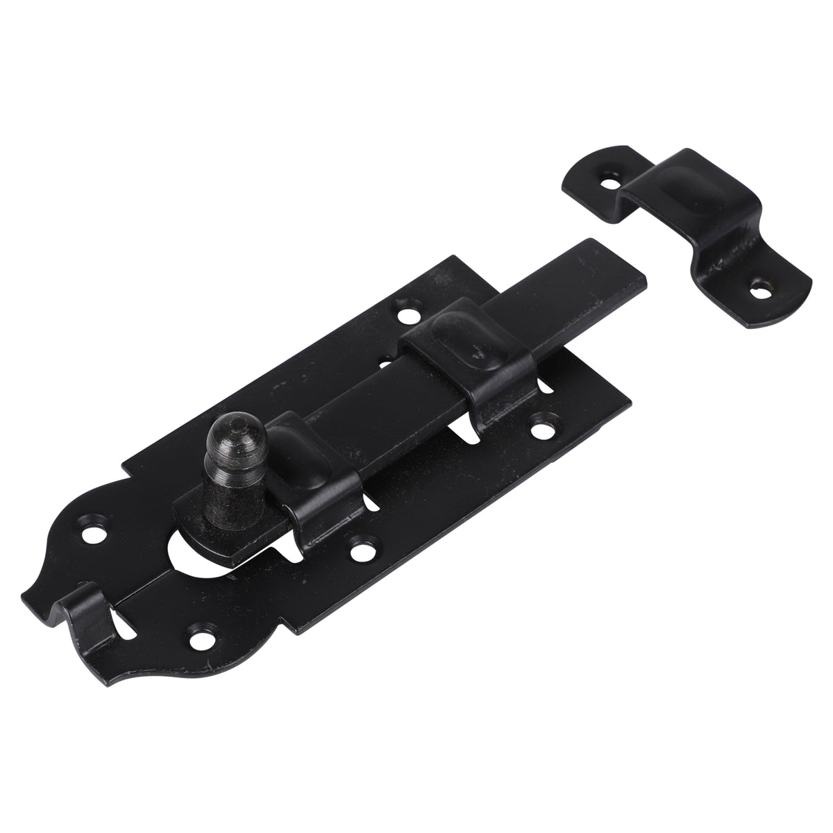 Starx Rolschuif vlak 120 mm zwart — vooraanzicht