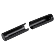 Starx overschuifhuls paumelle 14x45 mm in zwart, set van 2 – vooraanzicht