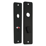 Starx wc-schild 63/8 mat zwart 180 x 41 mm vooraanzicht