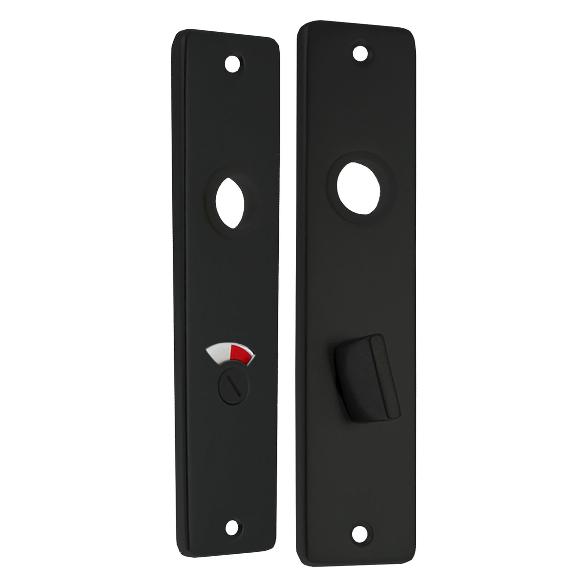 Starx wc-schild 63/8 mat zwart 180 x 41 mm vooraanzicht