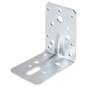 Starx hoekanker geribd 90x90x60 mm verzinkt staal, vooraanzicht