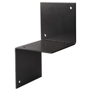 Starx Paalverbinder type MA 7x7 cm zwart vooraanzicht