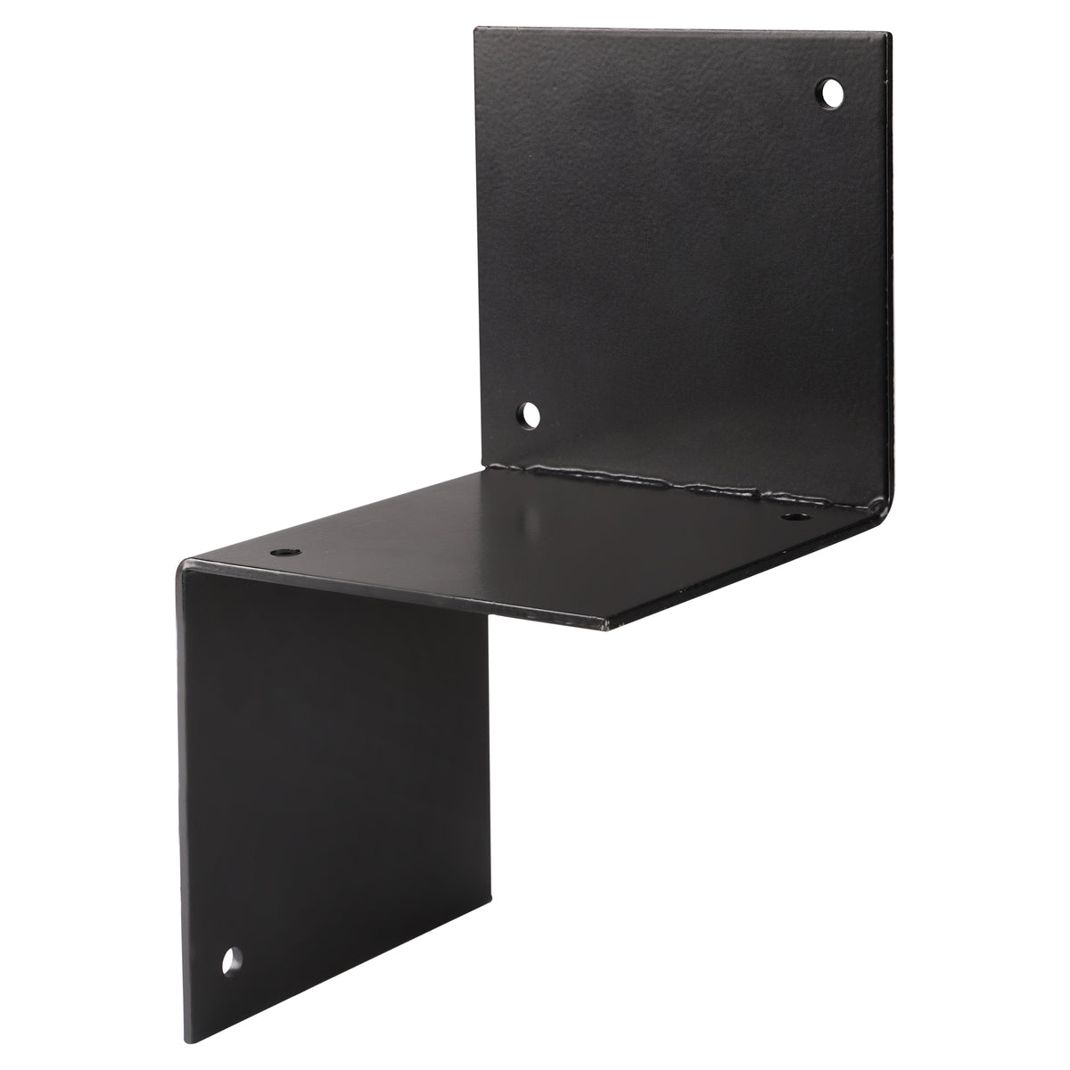 Starx Paalverbinder type MA 7x7 cm zwart vooraanzicht