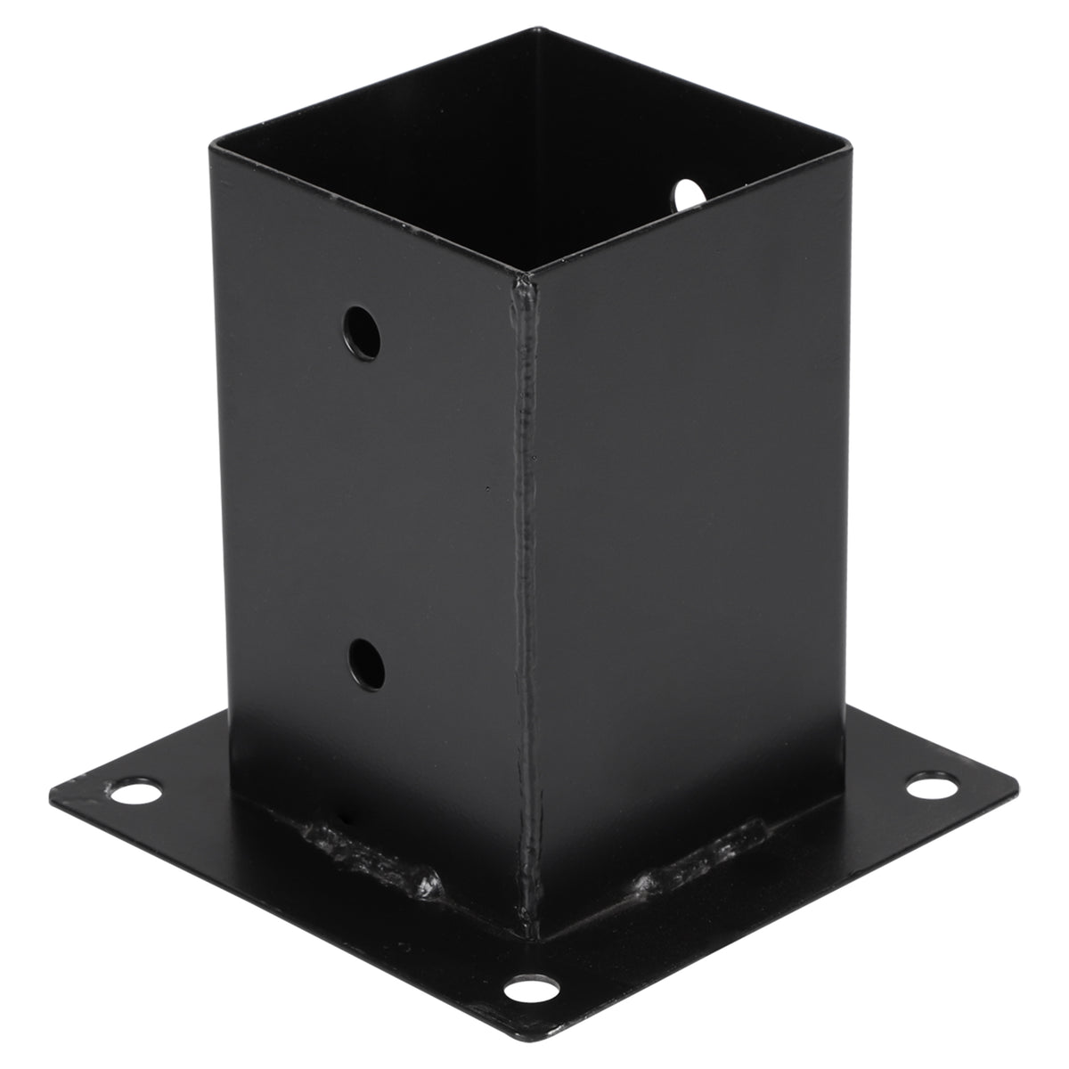 Starx Paalverbinder type SB 9x9 cm zwart vooraanzicht
