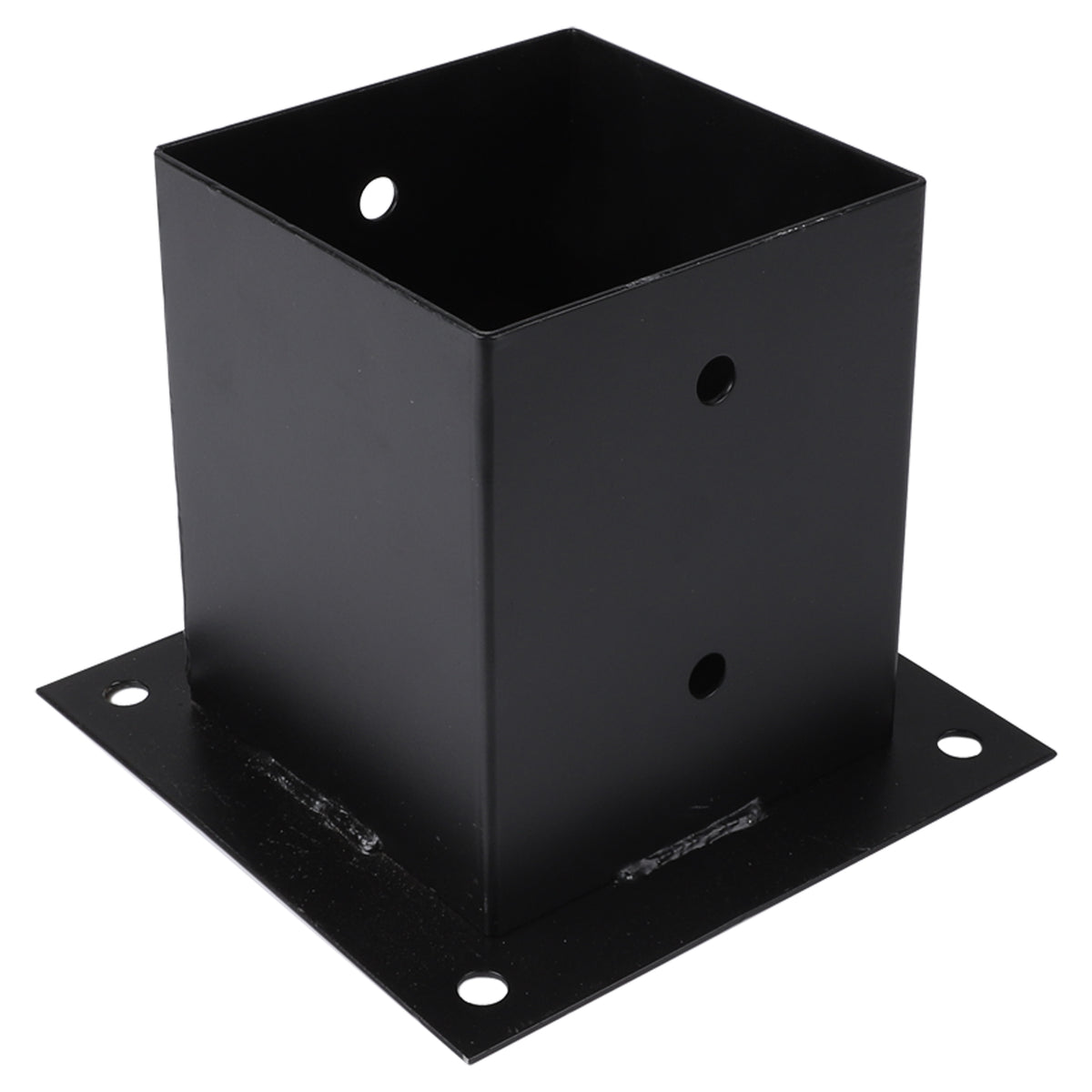 Starx paalverbinder type SB 12x12 cm zwart vooraanzicht