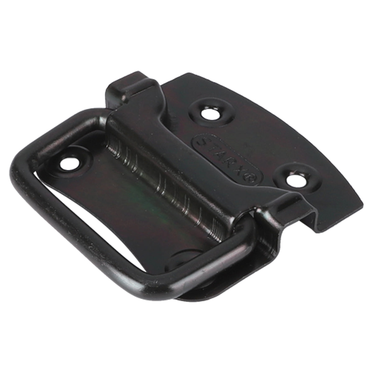 Starx kistgreep 80 mm zwart, vooraanzicht
