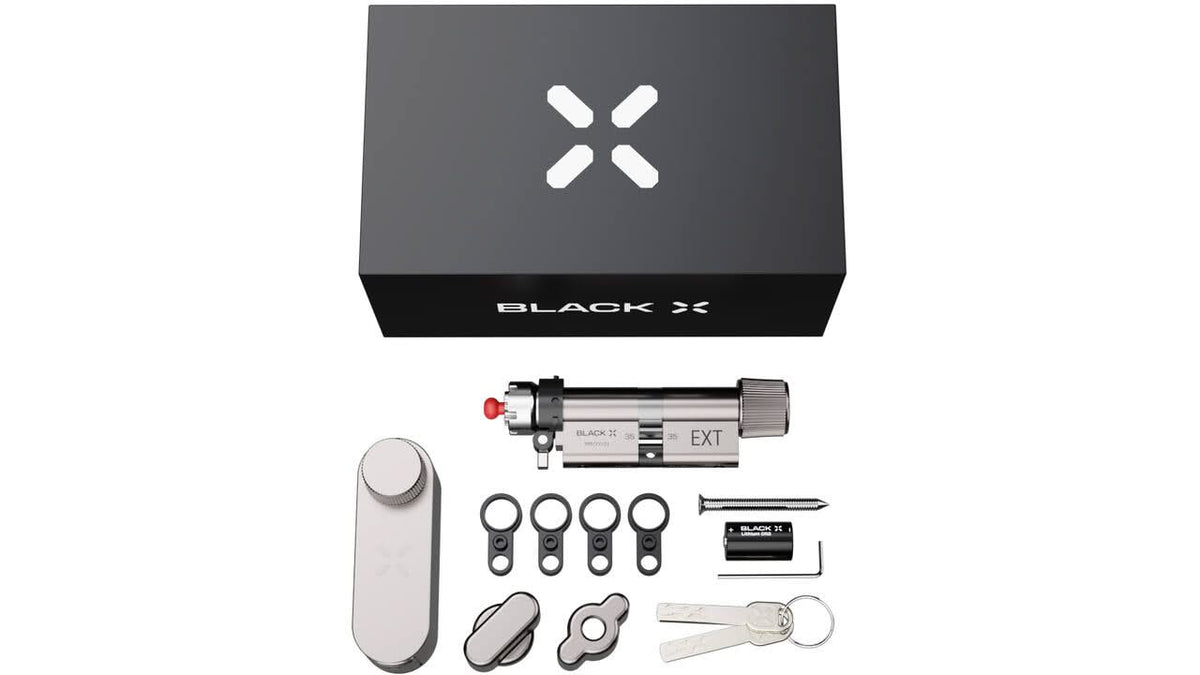 Black X | Smart Lock | 35/35 tot 45/45 | Mat Nikkel - Deurbeslag-expert