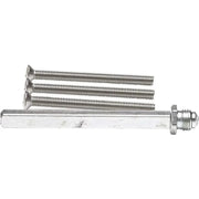 AXA wisselstift-verlengset 110 mm met boutenset, vooraanzicht