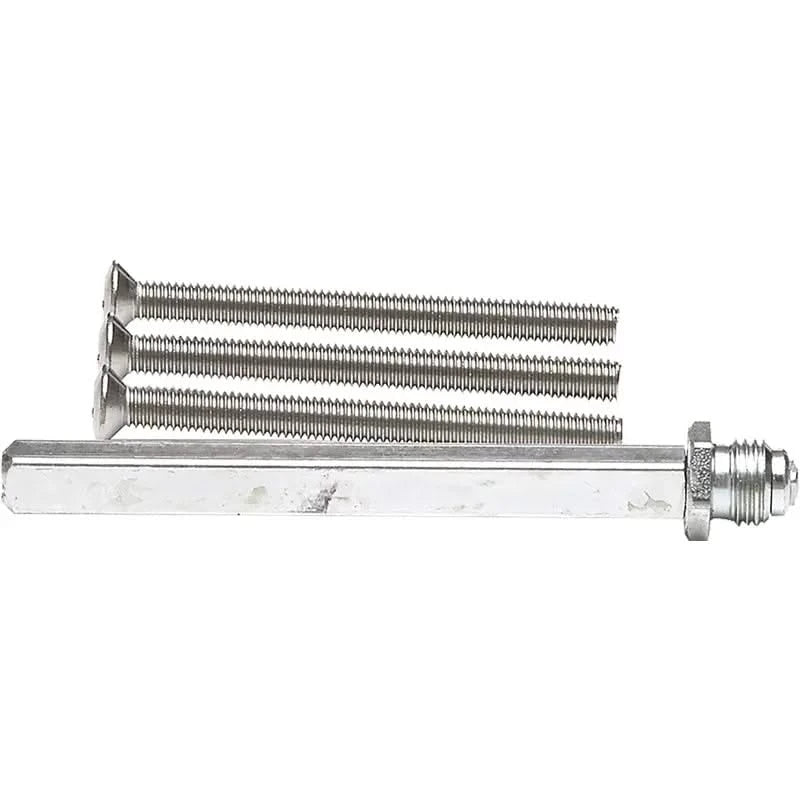 AXA wisselstift-verlengset 110 mm met boutenset, vooraanzicht